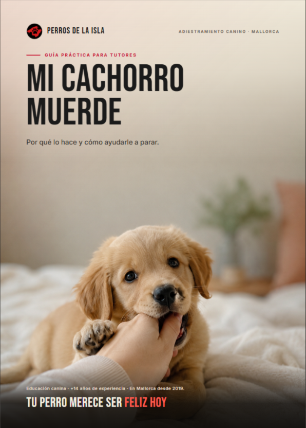 Portada de la guía: Mi cachorro muerde